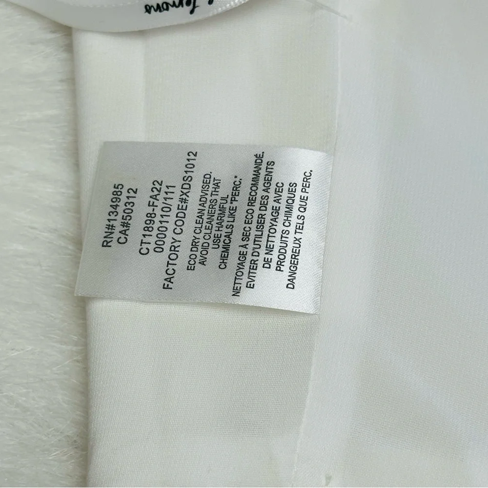 FOR LOVE & LEMONS NOMI CROP TOP IVORY, SZ. SMALL - Picture 7 of 8
